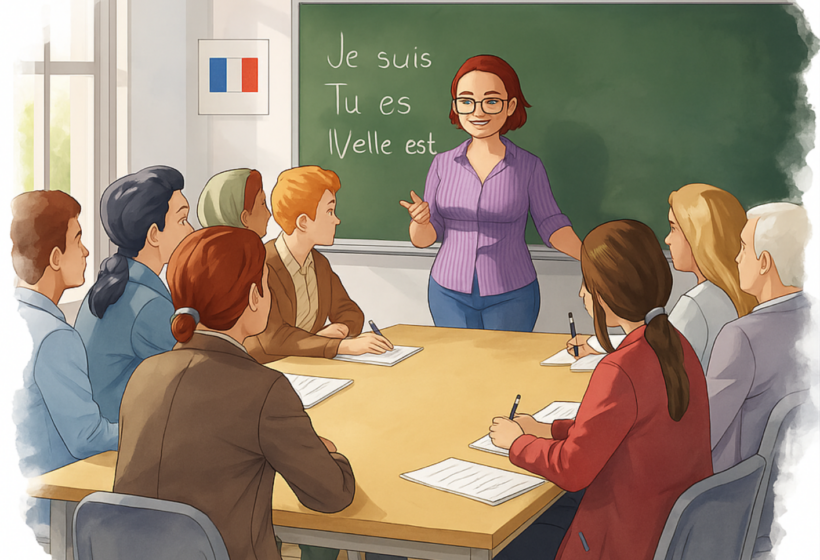 Flyer Französischkurs für Anfänger + Konversation (1)