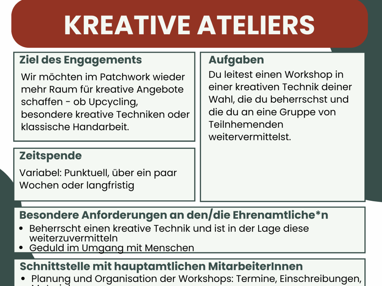 Kreative Ateliers 2